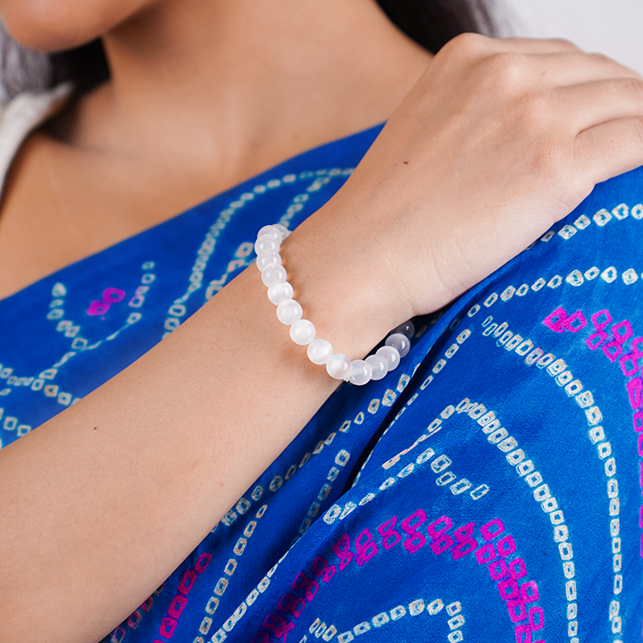 Natural Clear Quartz Focus & Inner Peace Bracelet