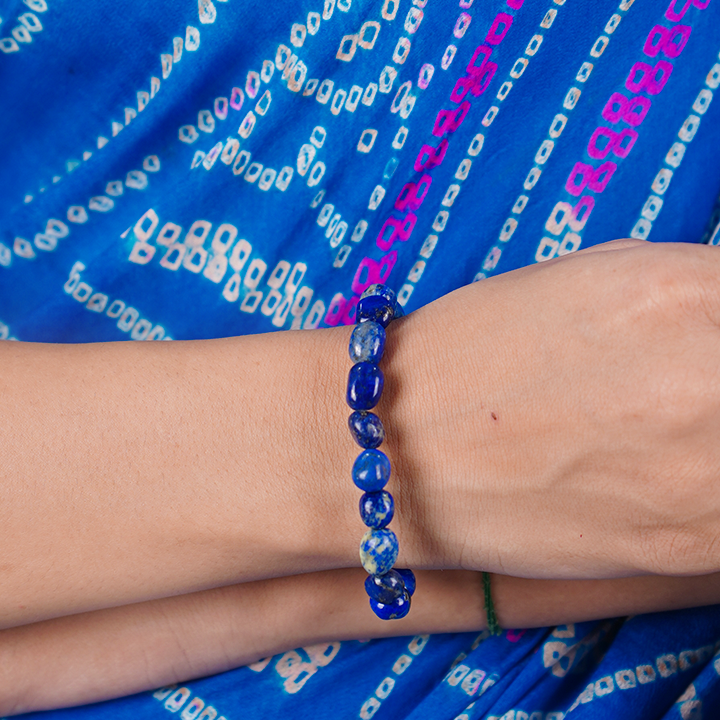 Natural Lapis Lazuli Clarity of Dreams Bracelet