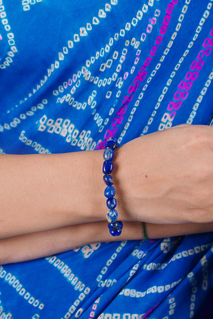 Natural Lapis Lazuli Clarity of Dreams Bracelet