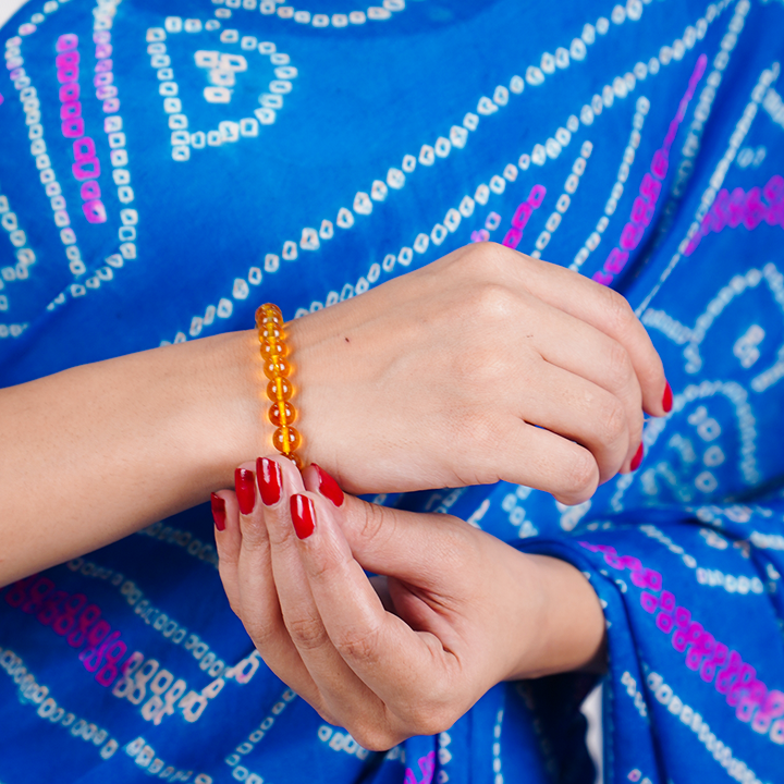 Yellow Citrine Wealth & Confidence Gemstone Bracelet