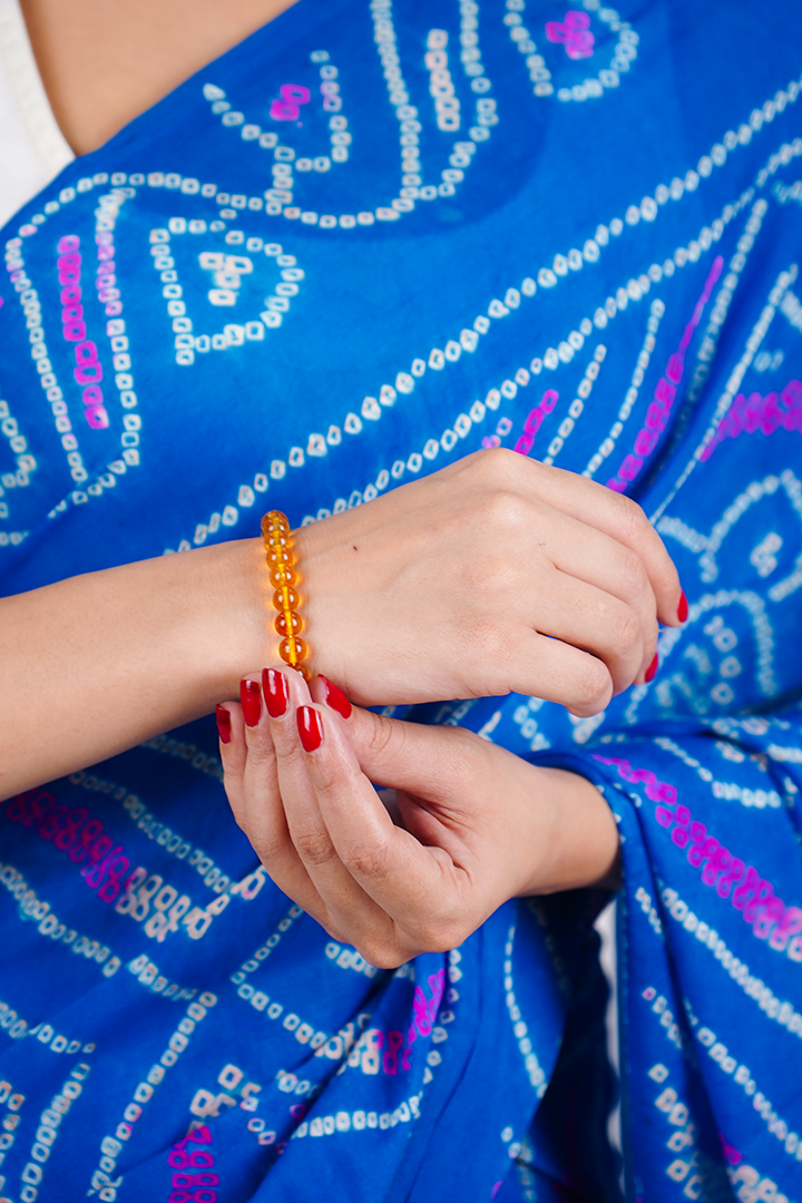 Yellow Citrine Wealth & Confidence Gemstone Bracelet