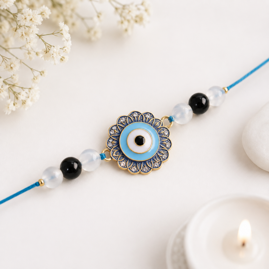 Blue Evil Eye Protection Rakhi