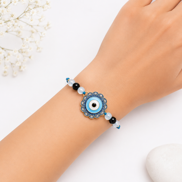 Blue Evil Eye Protection Rakhi