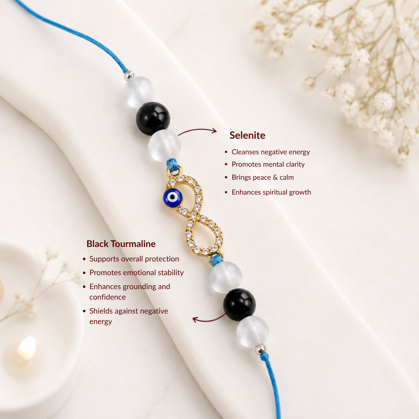 Guardian Glow Infinity Evil Eye Rakhi