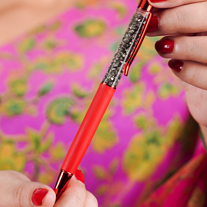 Pyrite Energy Pen – Manifest Success, Wealth & Confidence with Every Word