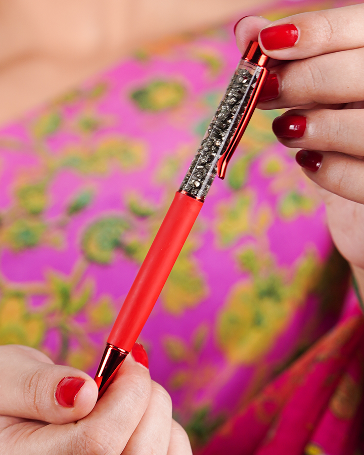 Pyrite Energy Pen – Manifest Success, Wealth & Confidence with Every Word