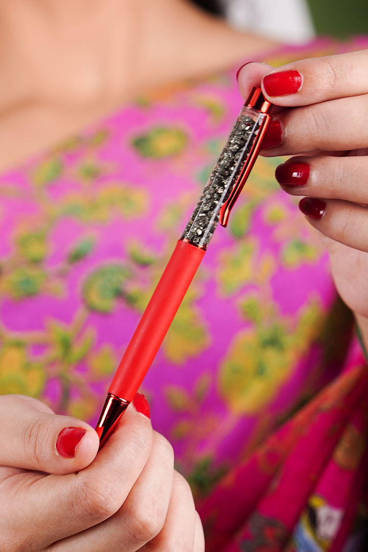 Pyrite Energy Pen – Manifest Success, Wealth & Confidence with Every Word