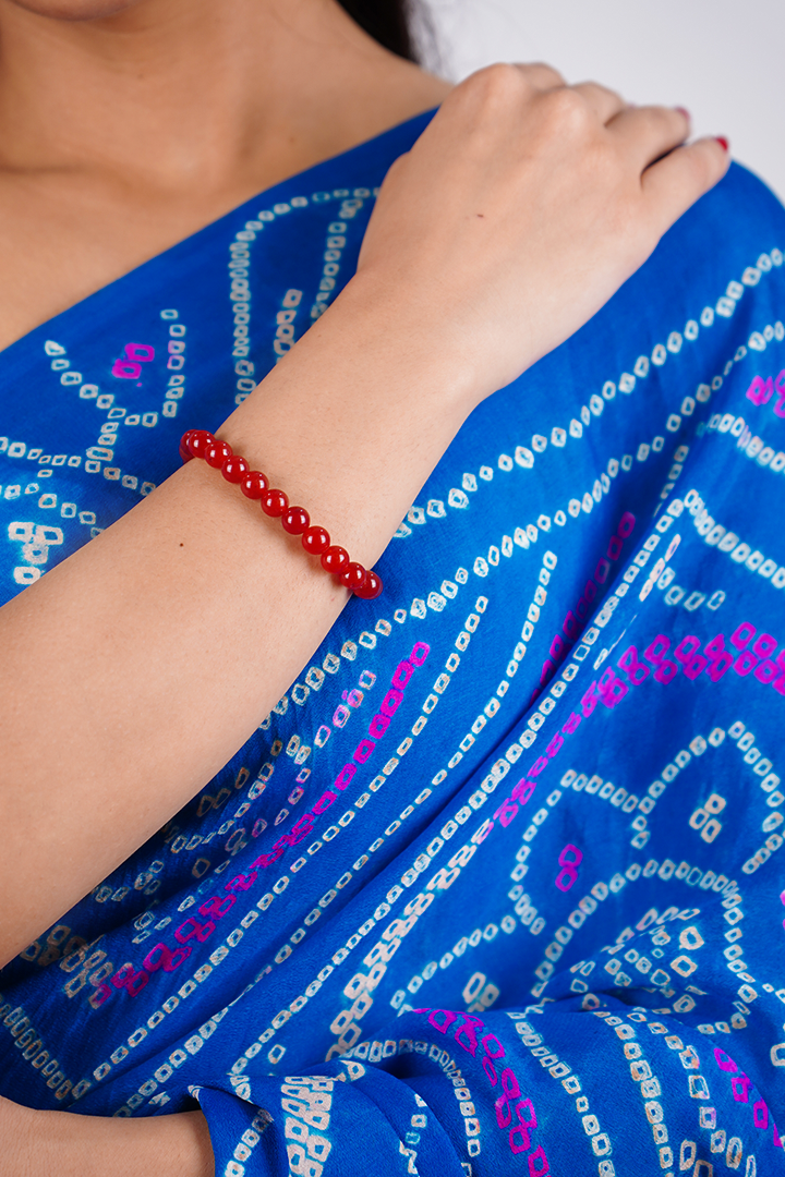 High Energy & Courage: Red Carnelian Motivation Bracelet