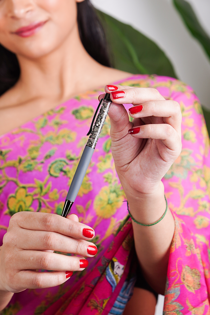 Pyrite Energy Pen – Manifest Success, Wealth & Confidence with Every Word