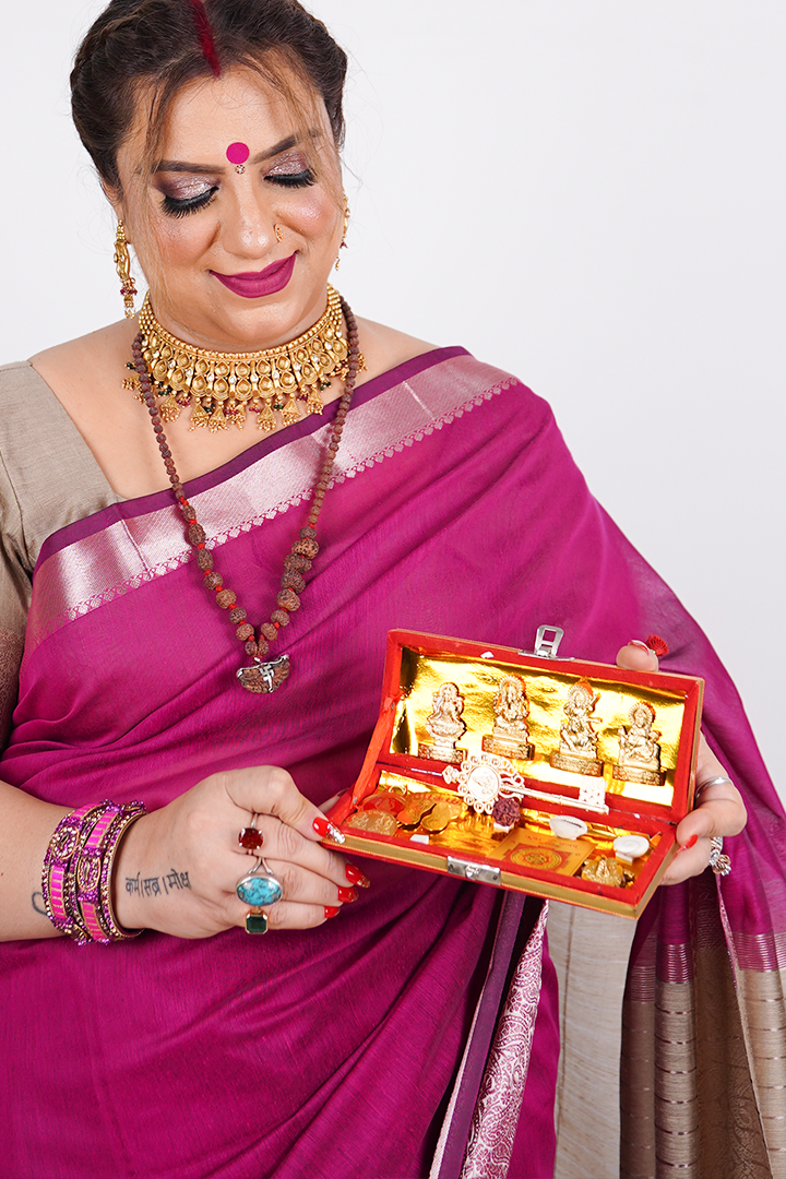 Dhan Lakshmi Kuber Bhandari Yantra Kit – Attract Wealth, Prosperity & Divine Abundance
