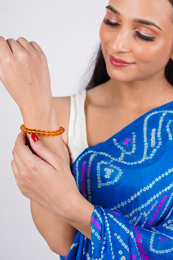 Yellow Citrine Wealth & Confidence Gemstone Bracelet