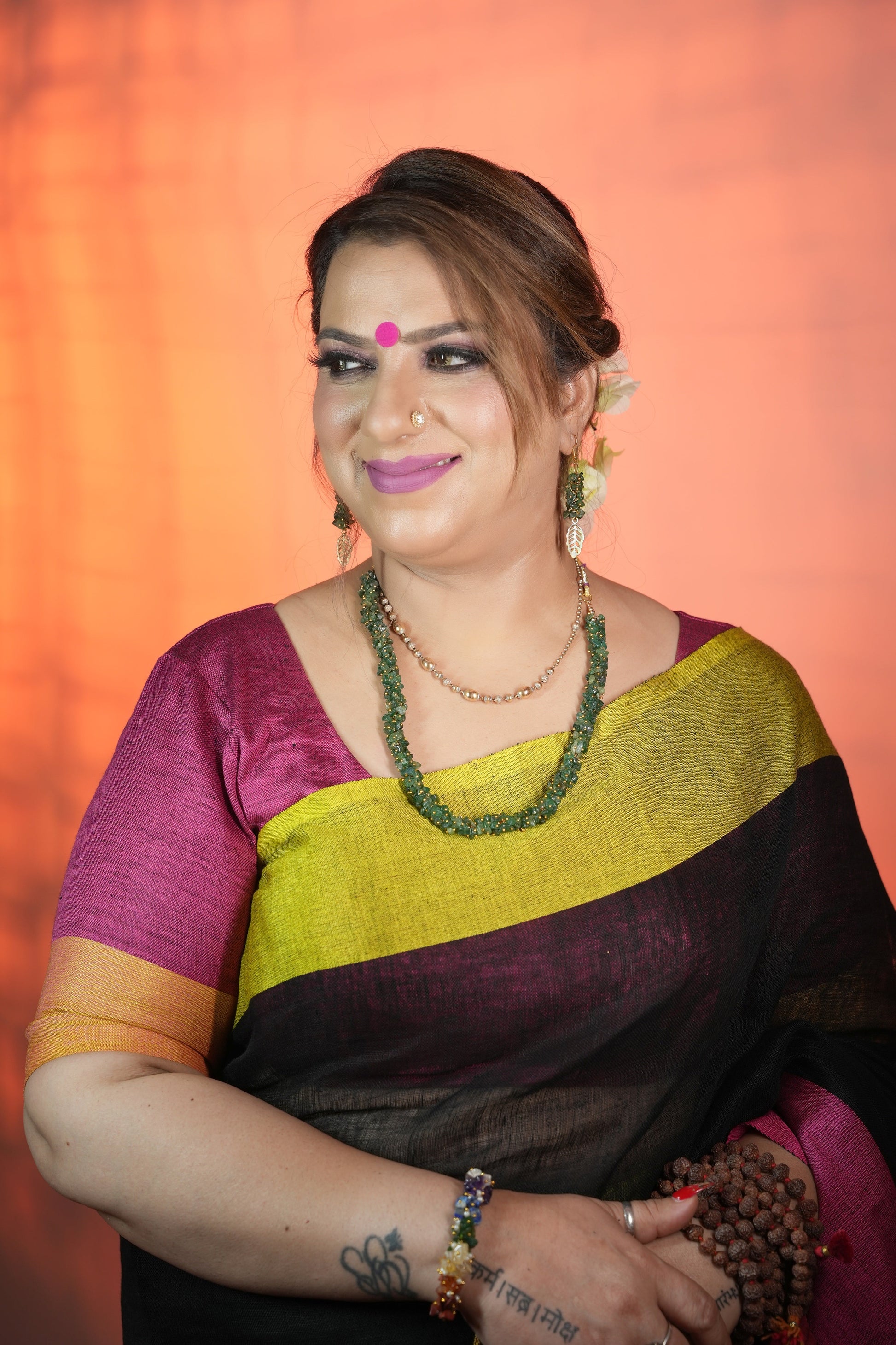 Green Aventurine Necklace with Earrings – Stone of Growth, Creativity & Opportunities