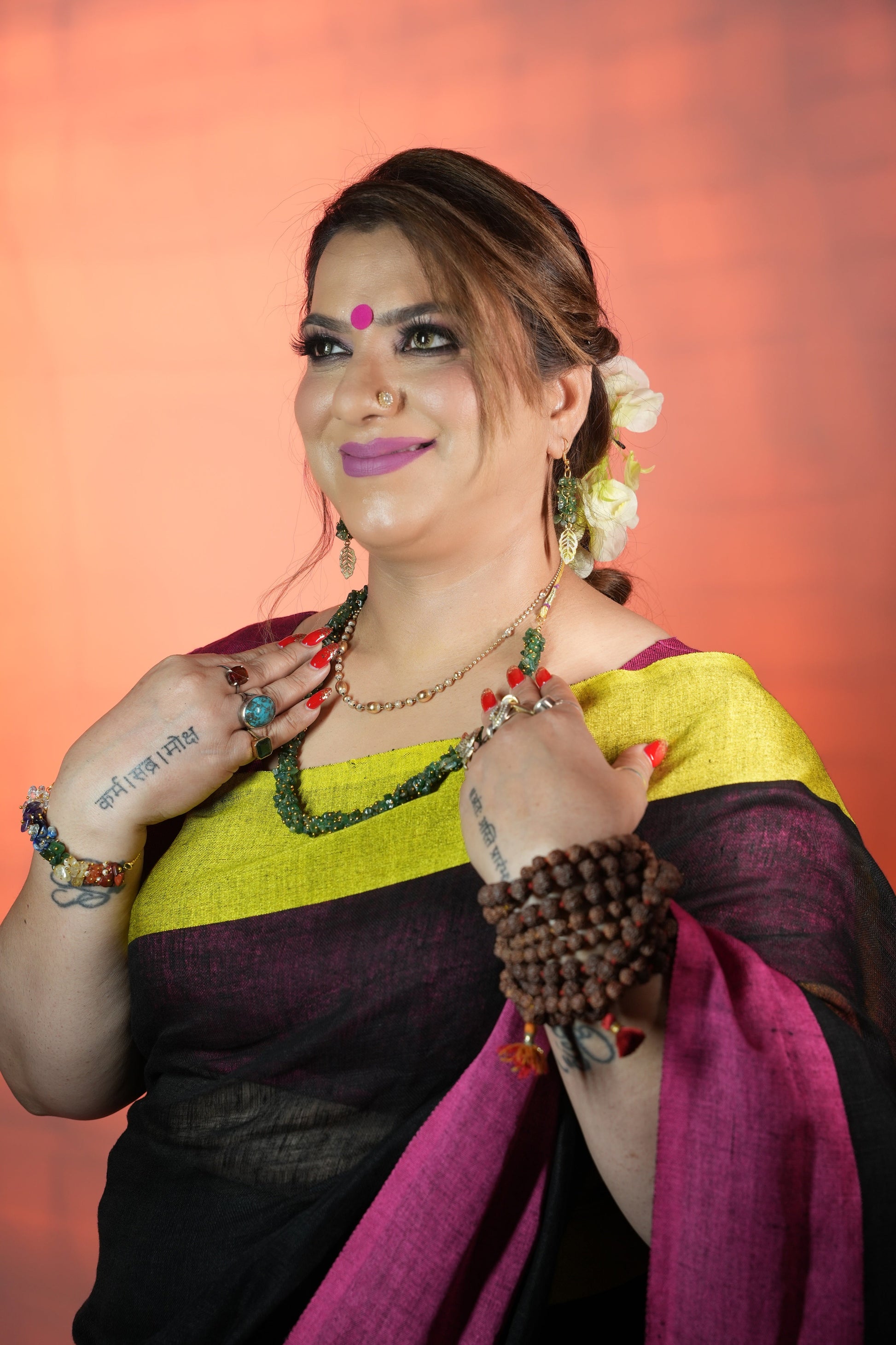 Green Aventurine Necklace with Earrings – Stone of Growth, Creativity & Opportunities