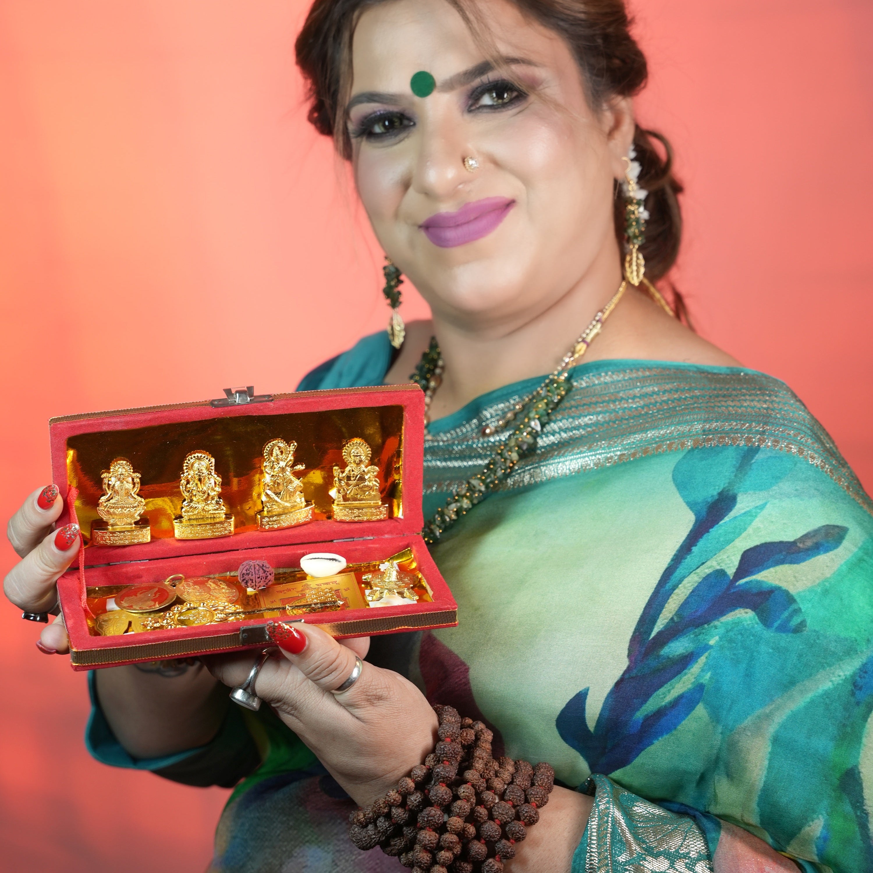 Dhan Lakshmi Kuber Bhandari Yantra Kit – Attract Wealth, Prosperity & Divine Abundance