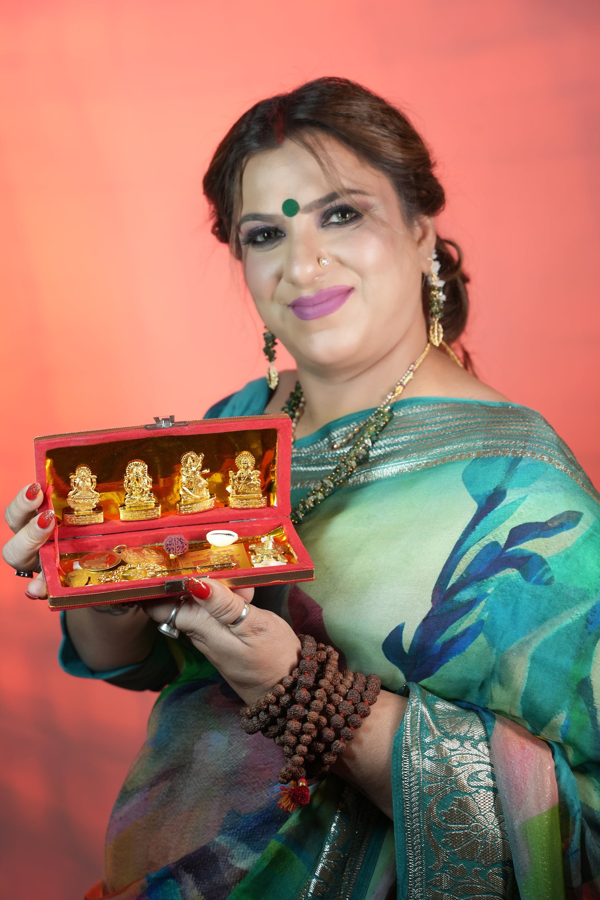 Dhan Lakshmi Kuber Bhandari Yantra Kit – Attract Wealth, Prosperity & Divine Abundance