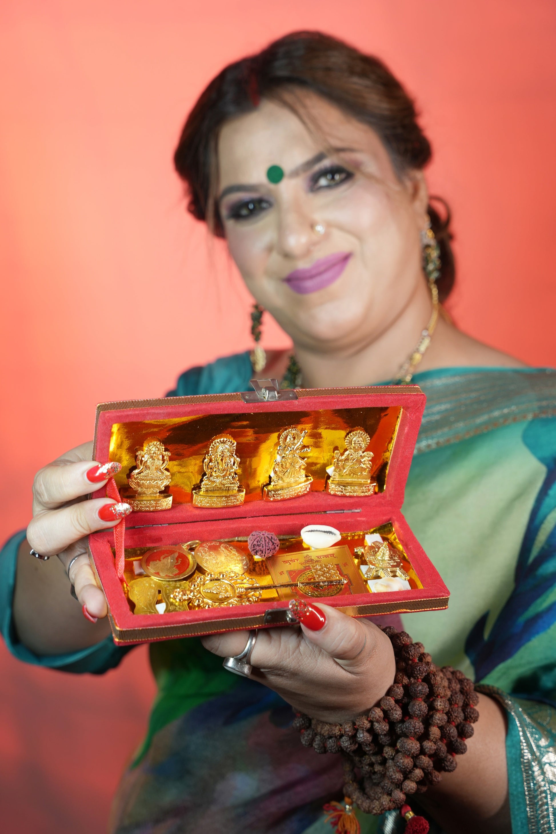 Dhan Lakshmi Kuber Bhandari Yantra Kit – Attract Wealth, Prosperity & Divine Abundance