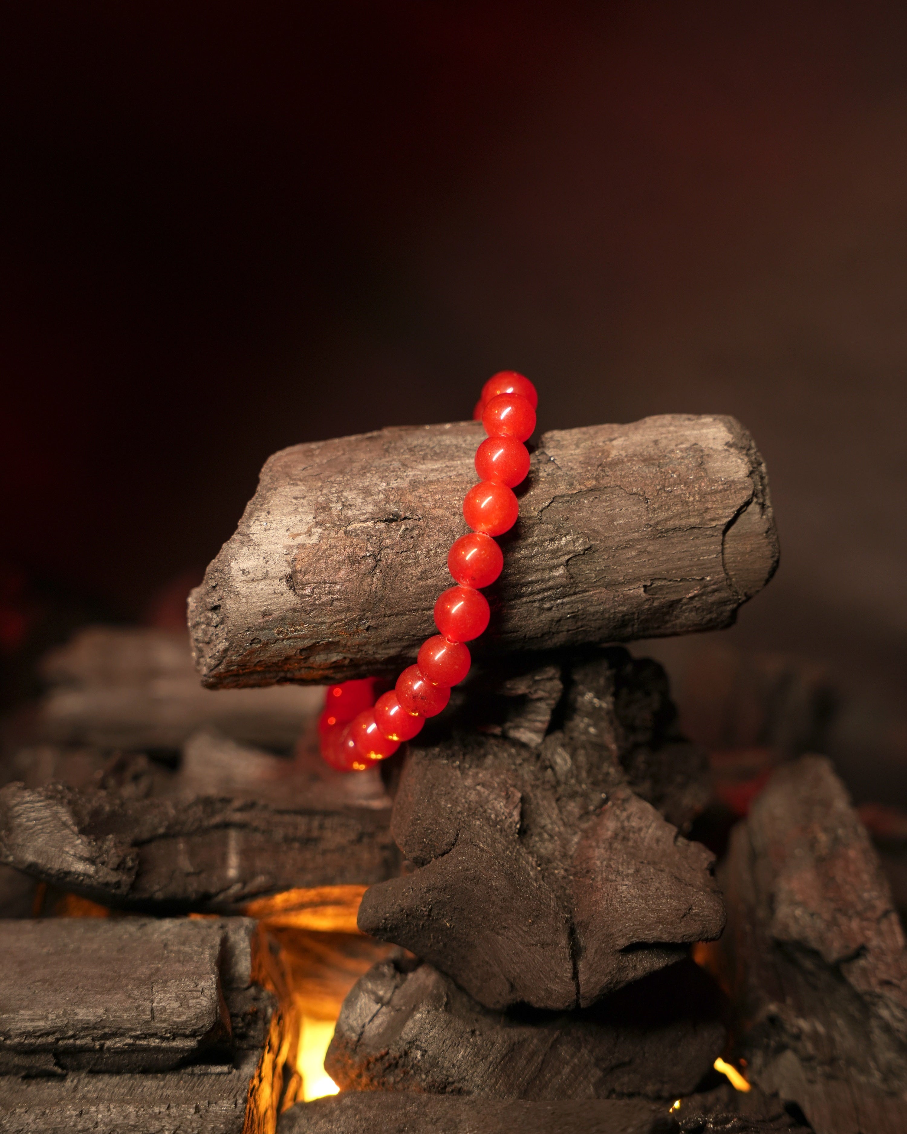 High Energy & Courage: Red Carnelian Motivation Bracelet