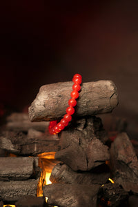 High Energy & Courage: Red Carnelian Motivation Bracelet